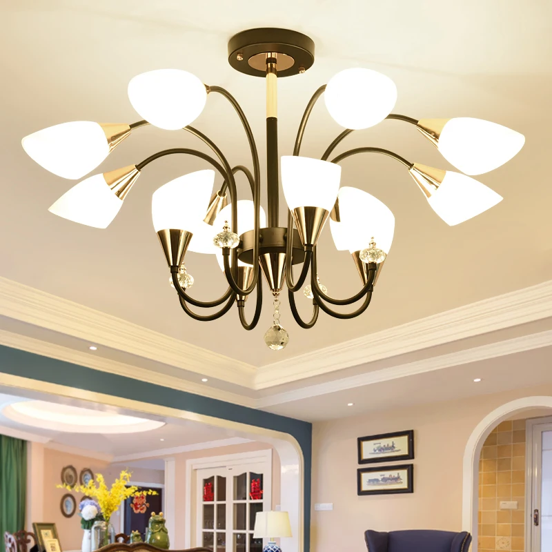 Multiple Chandelier living room LED ceiling lamp creative personality lamp modern clothing store restaurant lamps ZH ZX46
Multiple Chandelier living room LED ceiling lamp creative personality lamp modern clothing store restaurant lamps ZH ZX46