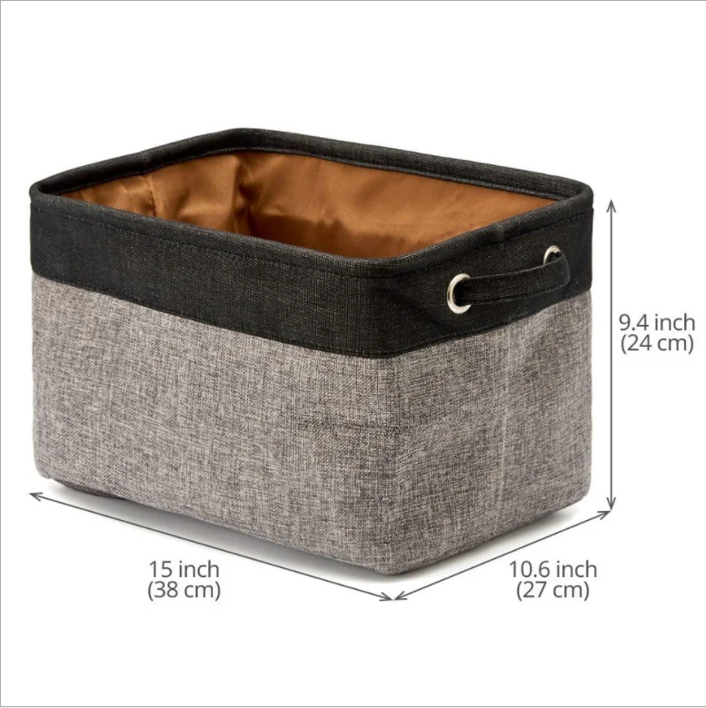 Storage Basket Foldable Cotton Linen Art Storage Basket Clothes Storage Box Car Storage Box 
Storage Basket Foldable Cotton Linen Art Storage Basket Clothes Storage Box Car Storage Box