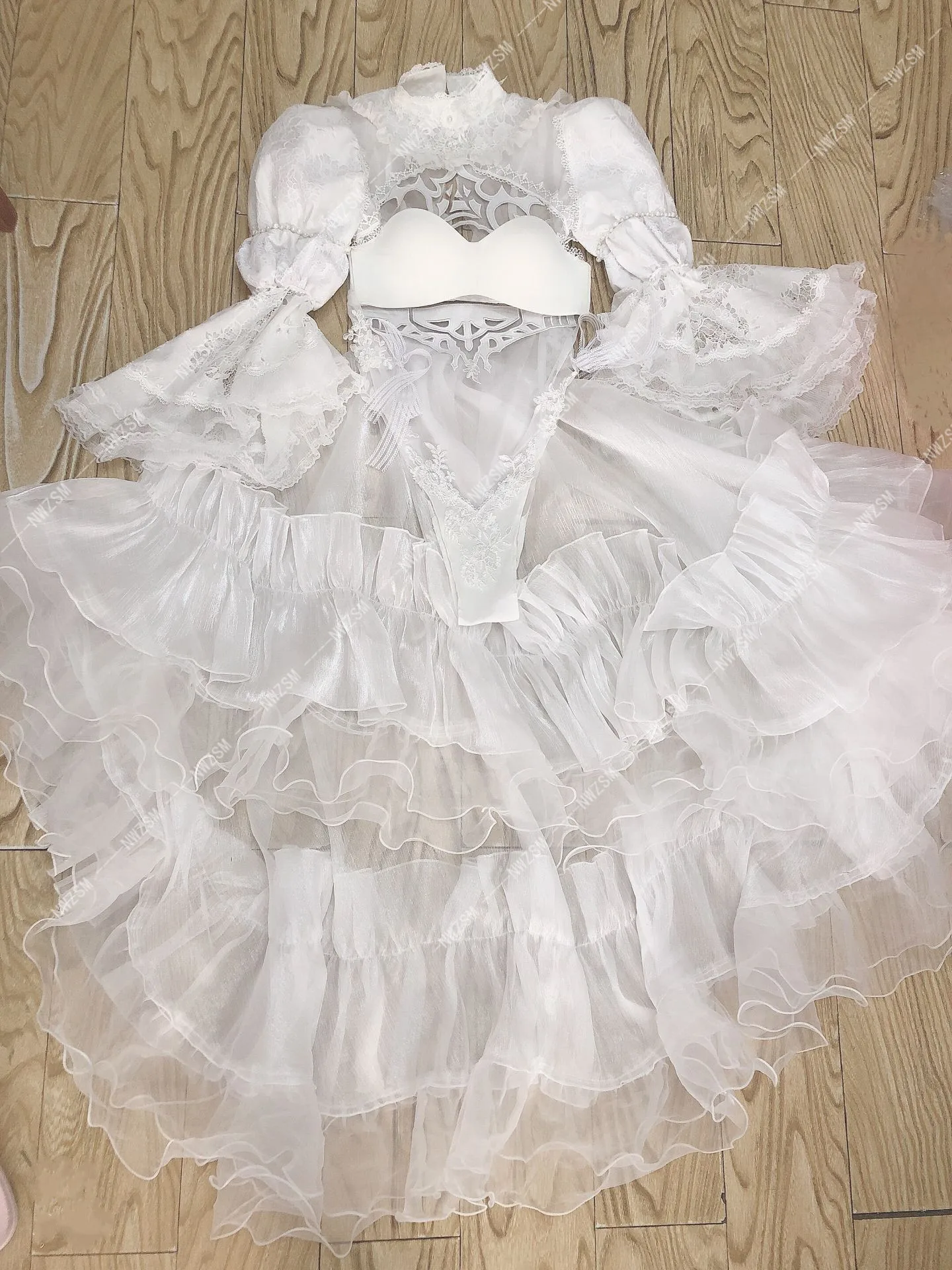 Nier automata 2b cosplay Fanzhao wedding dress COS clothing customization Halloween costume
Nier automata 2b cosplay Fanzhao wedding dress COS clothing customization Halloween costume