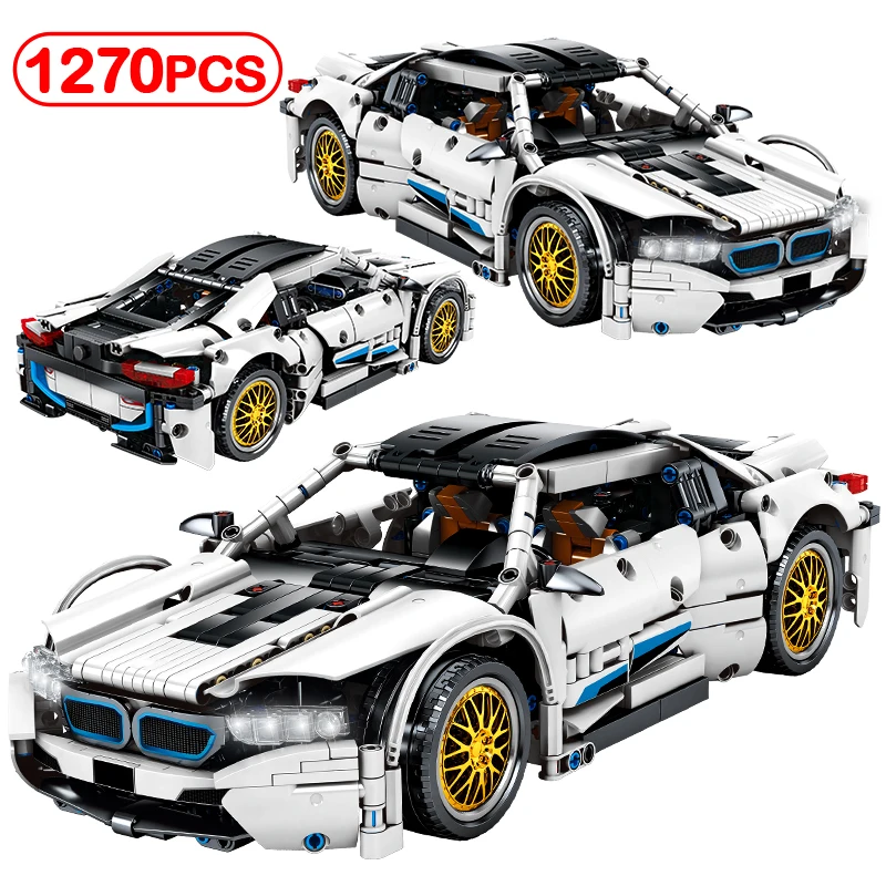 Высокотехнологичный гоночный автомобиль MOC модель строительные блоки 1:14 создатель города спортивный автомобиль суперкар кирпичи подарки ...
Высокотехнологичный гоночный автомобиль MOC модель строительные блоки 1:14 создатель города спортивный автомобиль суперкар кирпичи подарки ...