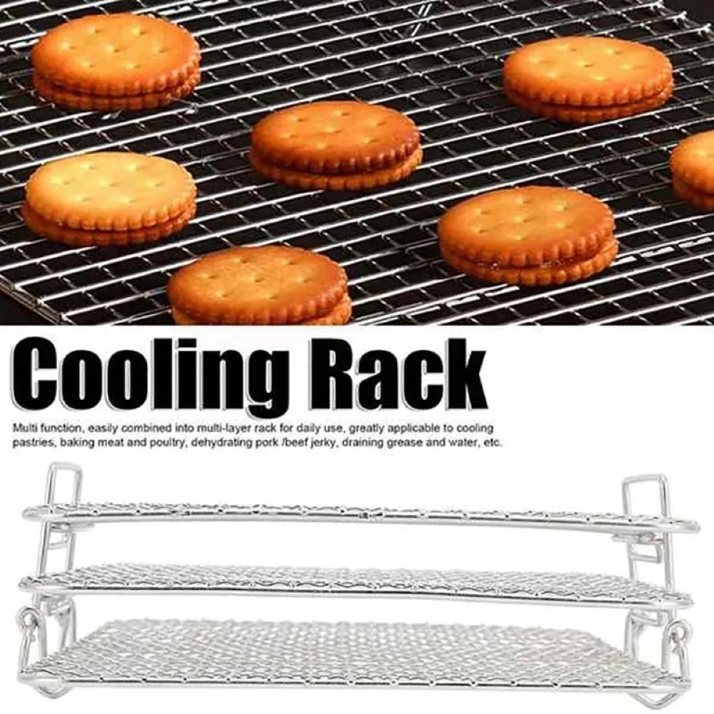 3-Tier Grill Air Fryer Rack For Dehydrator Rack Air Fryer Accessories For Ninja Foodie Grill Air Fryer Rack Oven Baking Racks
3-Tier Grill Air Fryer Rack For Dehydrator Rack Air Fryer Accessories For Ninja Foodie Grill Air Fryer Rack Oven Baking Racks