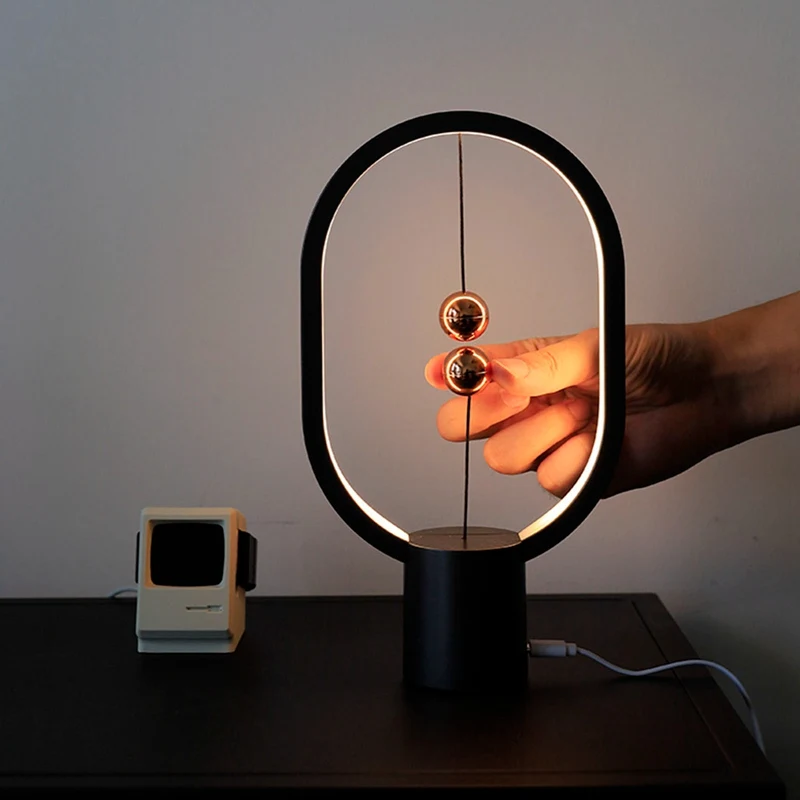 2021 Mini Balance LED Table Lamp USB Powered Mini Ellipse Magnetic Mid-Air Switch Night Light Office Home Decor Touch Control
2021 Mini Balance LED Table Lamp USB Powered Mini Ellipse Magnetic Mid-Air Switch Night Light Office Home Decor Touch Control