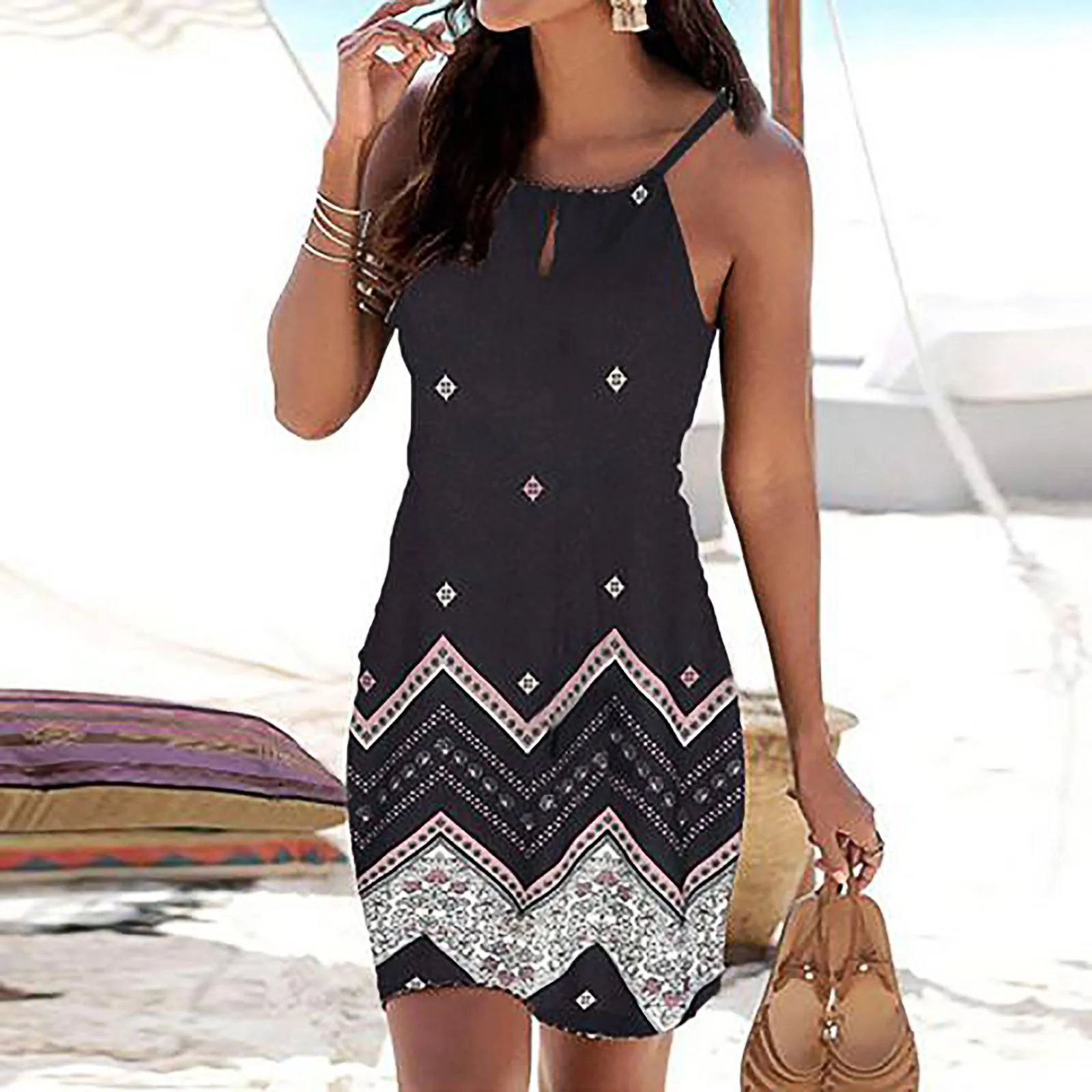 vetement femme 2021 Women's Summer New Positioning Printing Unilateral Lace A-line Sling Dress robe t
vetement femme 2021 Women's Summer New Positioning Printing Unilateral Lace A-line Sling Dress robe t