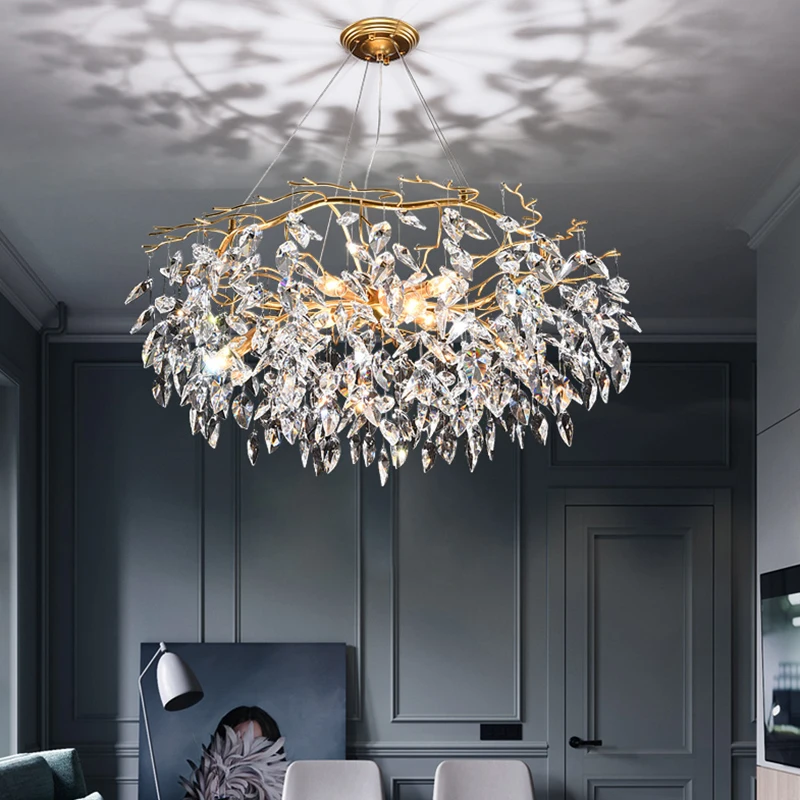 Nordic LED Luxury Chandelier Lighting Living Room LOFT Restaurant Kitchen Crystal Hanging Lamps Hotel Ceiling Chandeliers Lamp
Nordic LED Luxury Chandelier Lighting Living Room LOFT Restaurant Kitchen Crystal Hanging Lamps Hotel Ceiling Chandeliers Lamp