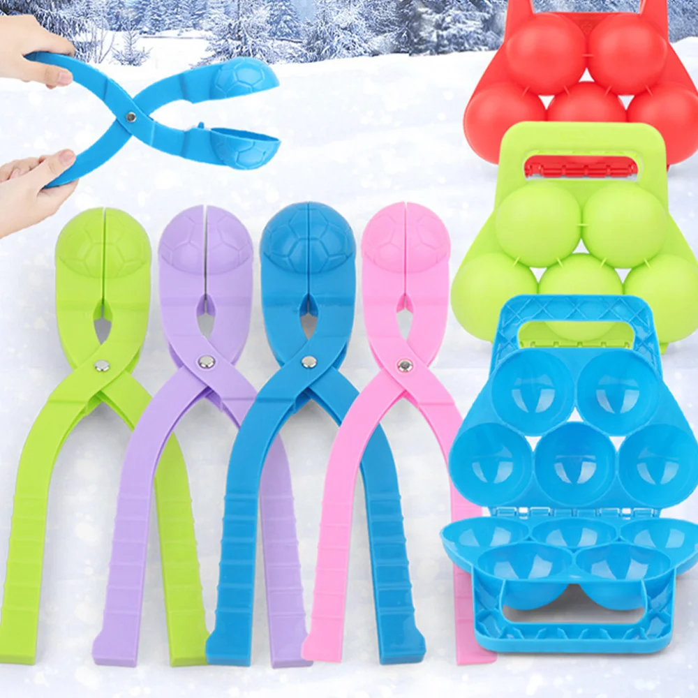 2Pcs Practical Snowball Maker Funny Snow Ball Cips Children Toys with Non-slip Handle for Kids Snow Ball Fights(Random Color)
2Pcs Practical Snowball Maker Funny Snow Ball Cips Children Toys with Non-slip Handle for Kids Snow Ball Fights(Random Color)
