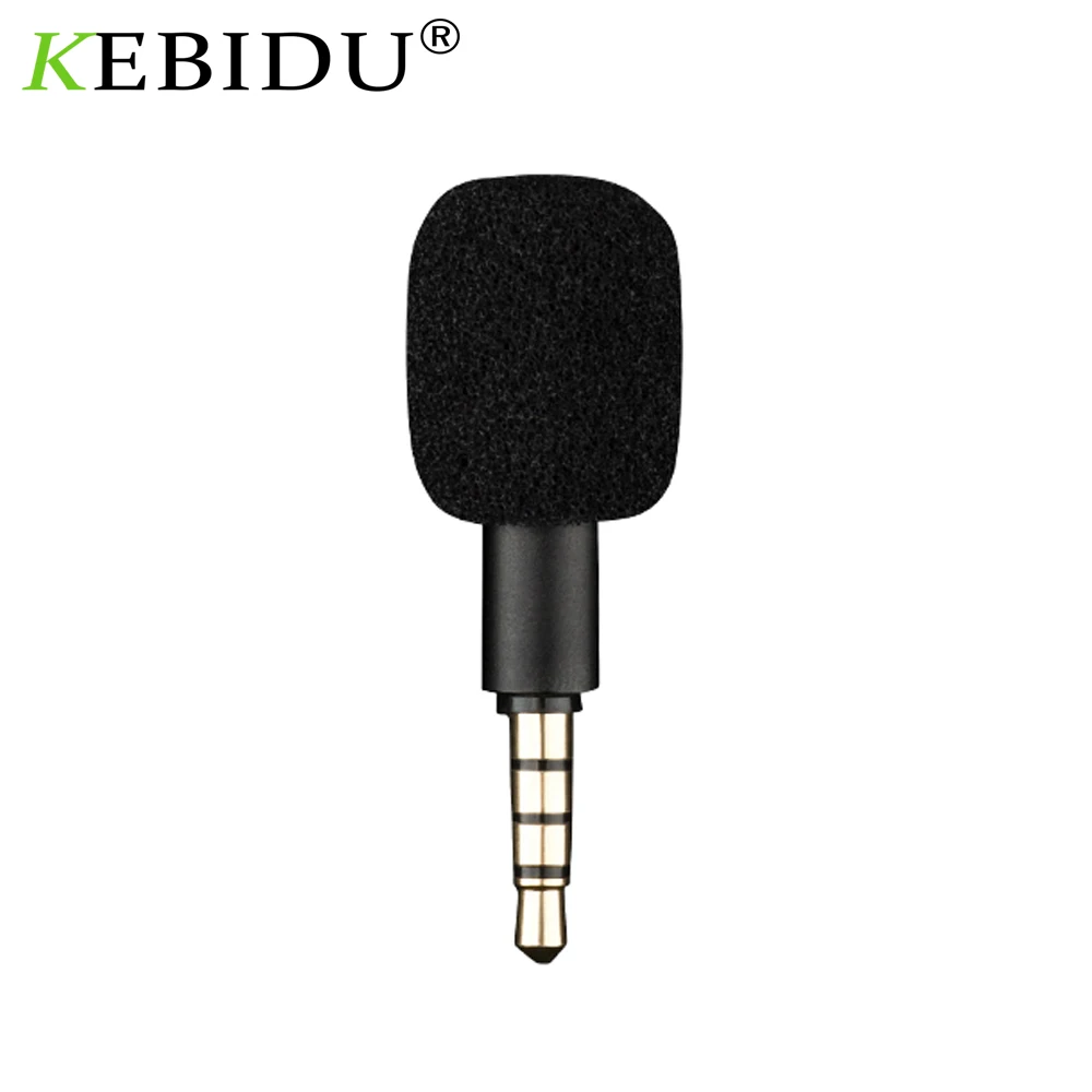 

KEBIDU Mini Portable Microphone Jack 3.5mm Aux 4 Pole/ 3 Pole Karaoke Mic For Recorder Mobile Phone Smart Phone Computer Laptop