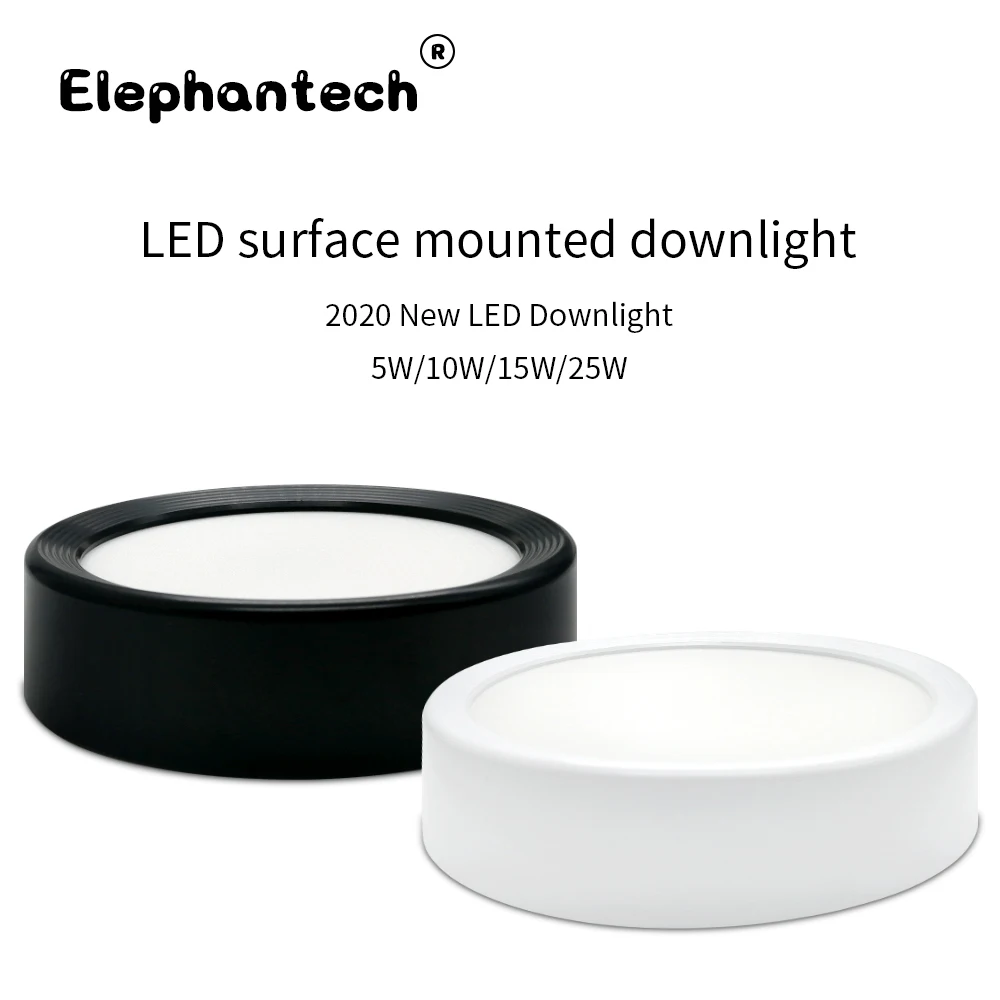 Мини LED поверхностного монтажа вниз светильник AC174v ~ 265v 5W 10W 15W 25W панель Точечный