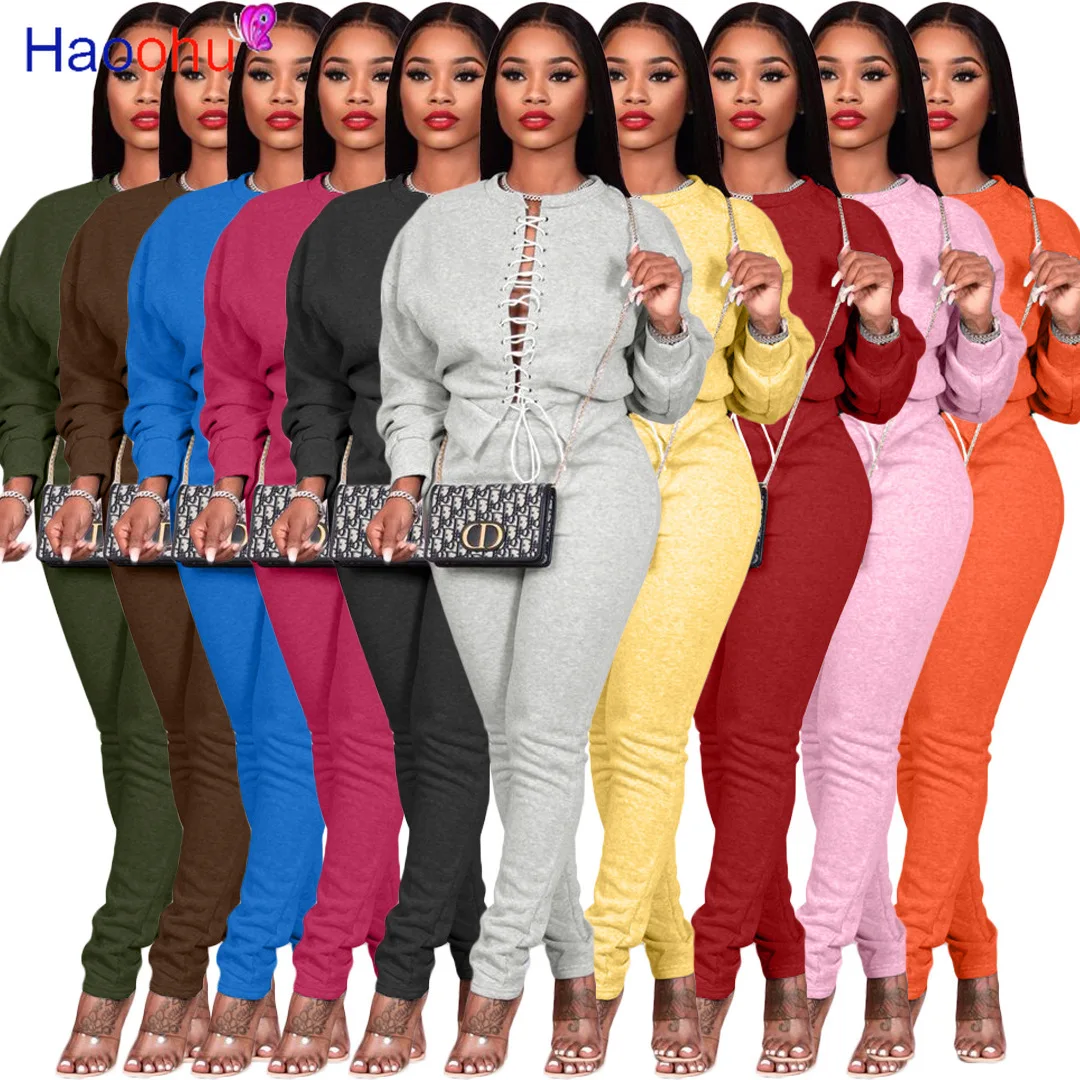 HAOOHU Activewear Для женщин набор со шнуровкой крестиком Толстовка Штаны Jogger в комплекте с набором подходящих сумочек спортивный топ с длинными ру...
HAOOHU Activewear Для женщин набор со шнуровкой крестиком Толстовка Штаны Jogger в комплекте с набором подходящих сумочек спортивный топ с длинными ру...