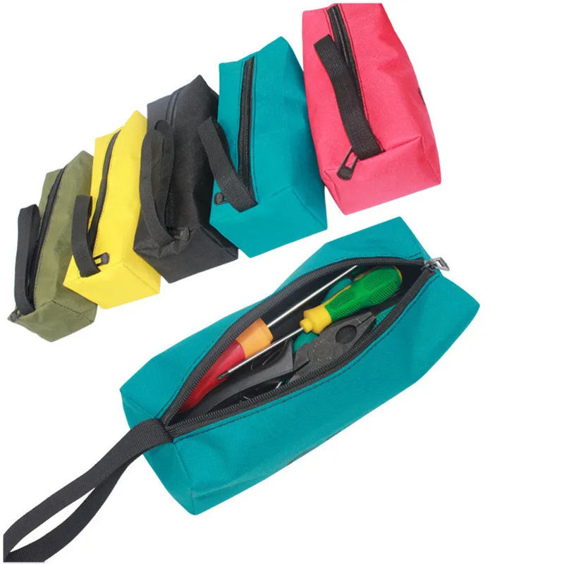 Urijk Storage Hand Tool Bag Polyester Waterproof Screws Nails Drill Bit Metal Parts Fishing Travel Organizer Utility Bags | Инструменты