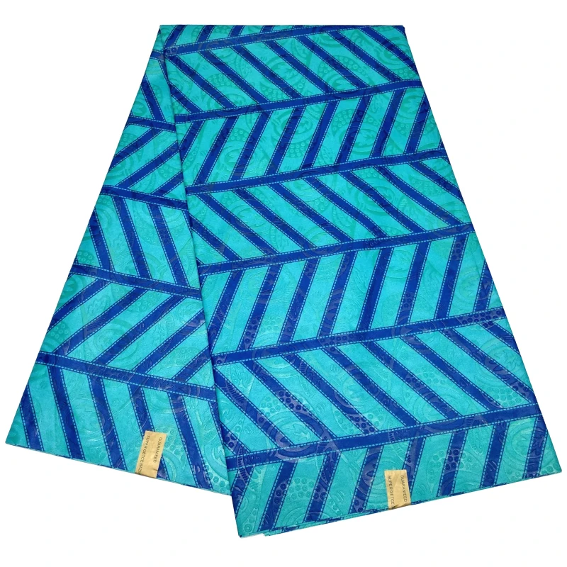Blue Fashion African Wax Print Fabric For Clothes Guaranteed Geometry Stripe Design Real Wax Polyester Material Africaine Daily
Blue Fashion African Wax Print Fabric For Clothes Guaranteed Geometry Stripe Design Real Wax Polyester Material Africaine Daily