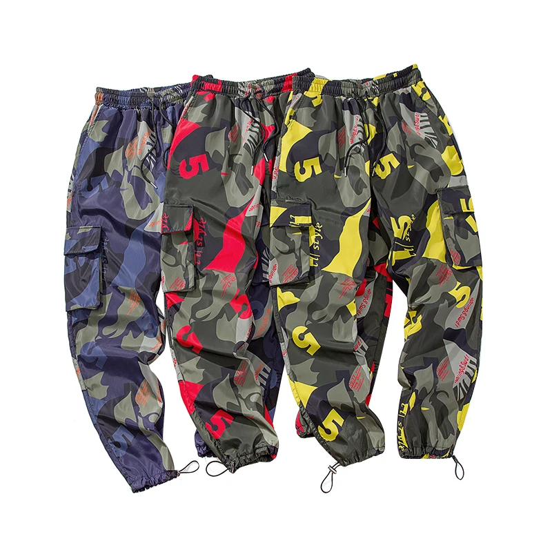 New Arrival Men's Comfortable Camouflage Cargo Pants Men Ankle Length Sweatpants Street Harem Pants Fitness Runners Trousers
New Arrival Men's Comfortable Camouflage Cargo Pants Men Ankle Length Sweatpants Street Harem Pants Fitness Runners Trousers