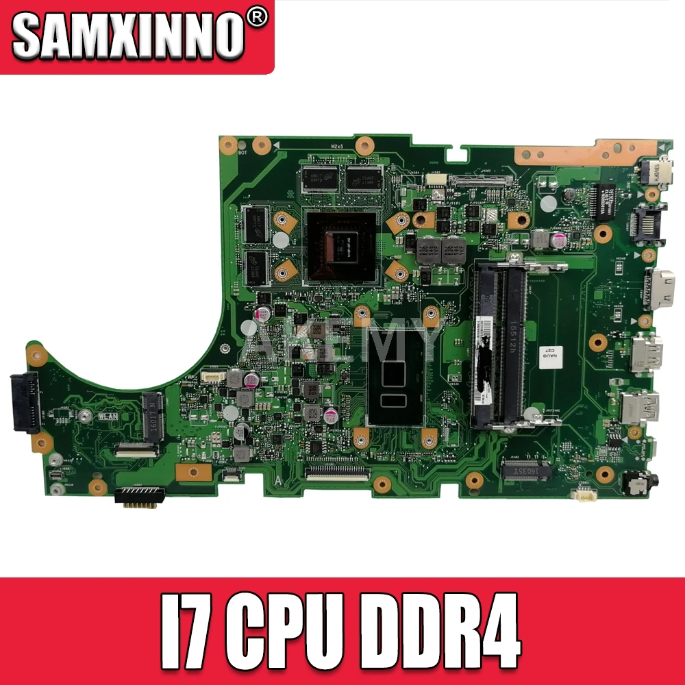 Для ASUS X756UW X756UQK X756UR X756UQ X756UWK X756UV X756UJ X756UXM X756U материнская плата для ноутбука тест OK I7-6500U cpu DDR4
Для ASUS X756UW X756UQK X756UR X756UQ X756UWK X756UV X756UJ X756UXM X756U материнская плата для ноутбука тест OK I7-6500U cpu DDR4