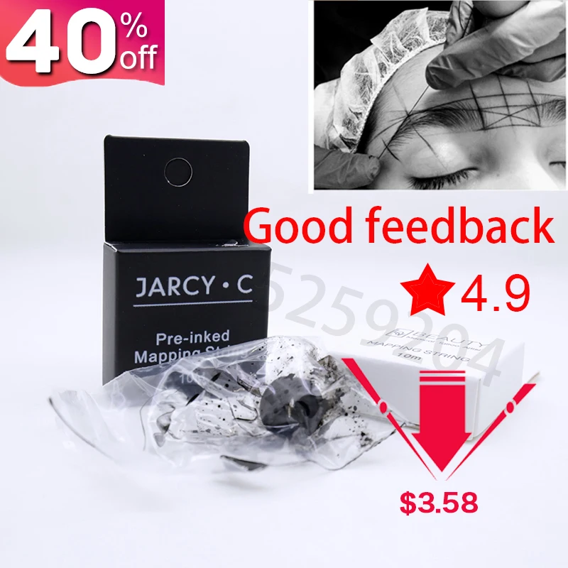 10 метров пре покрытые краской отображение строки бровей инструмент отображения линию бровей мануального татуажа бровей, строка для Перман...
10 метров пре покрытые краской отображение строки бровей инструмент отображения линию бровей мануального татуажа бровей, строка для Перман...