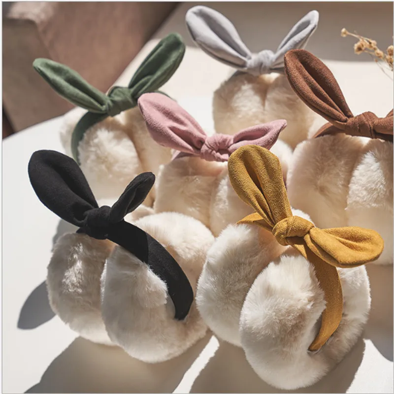 New Adjustable Foldable Earflap Furry Soft Women Warm Earmuffs Winte Solid Color Cute Earmuffs Bow Folding Winter Earmuffs
New Adjustable Foldable Earflap Furry Soft Women Warm Earmuffs Winte Solid Color Cute Earmuffs Bow Folding Winter Earmuffs