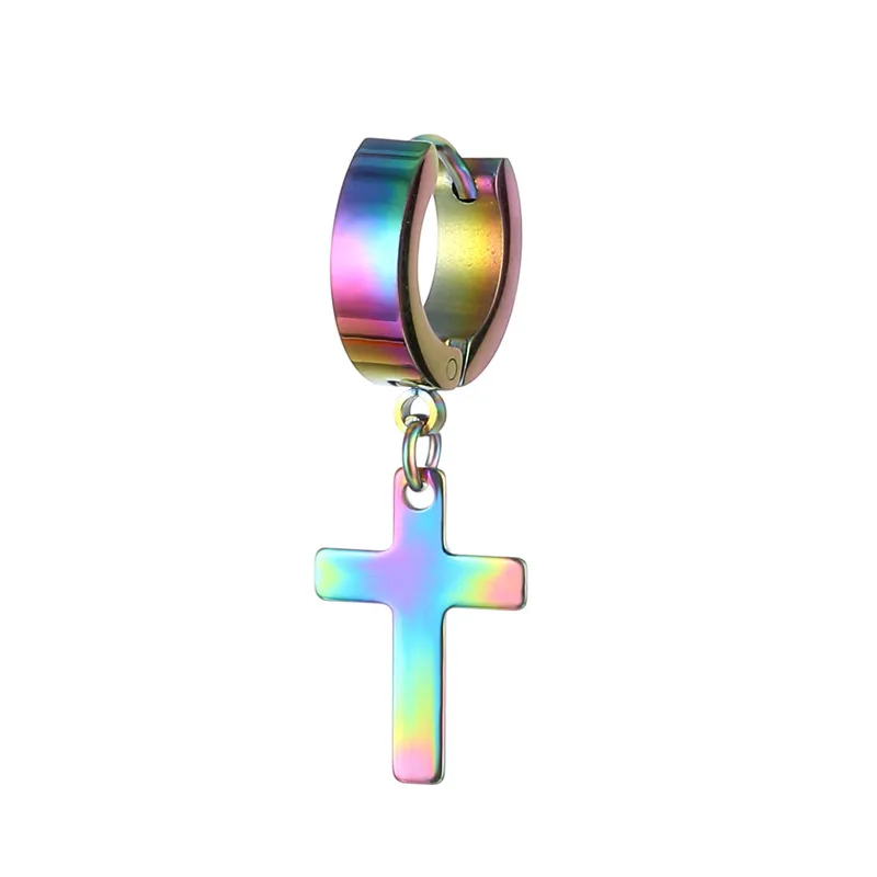 1Pcs Cross Fashion Earring Stainless Steel Casual Punk Style Trendy Couple Hip Hop Rock Men&Women Simple Gift Eardrop
1Pcs Cross Fashion Earring Stainless Steel Casual Punk Style Trendy Couple Hip Hop Rock Men&Women Simple Gift Eardrop