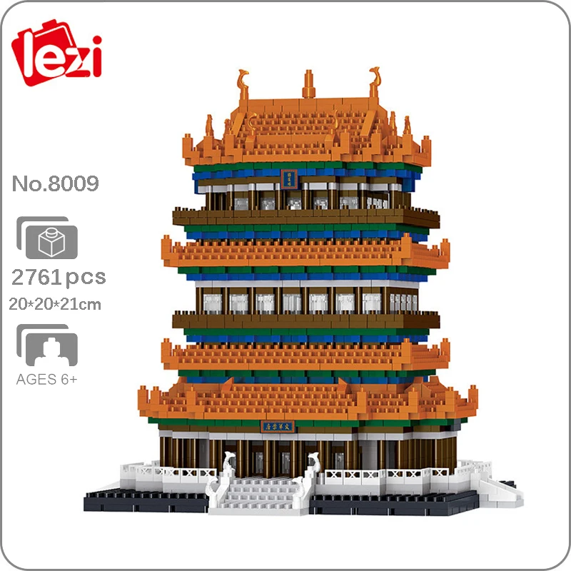 World Architecture China Guanque Tower Pavilion Model Mini Diamond Blocks Bricks Building Toy for Children Gift no Box
World Architecture China Guanque Tower Pavilion Model Mini Diamond Blocks Bricks Building Toy for Children Gift no Box