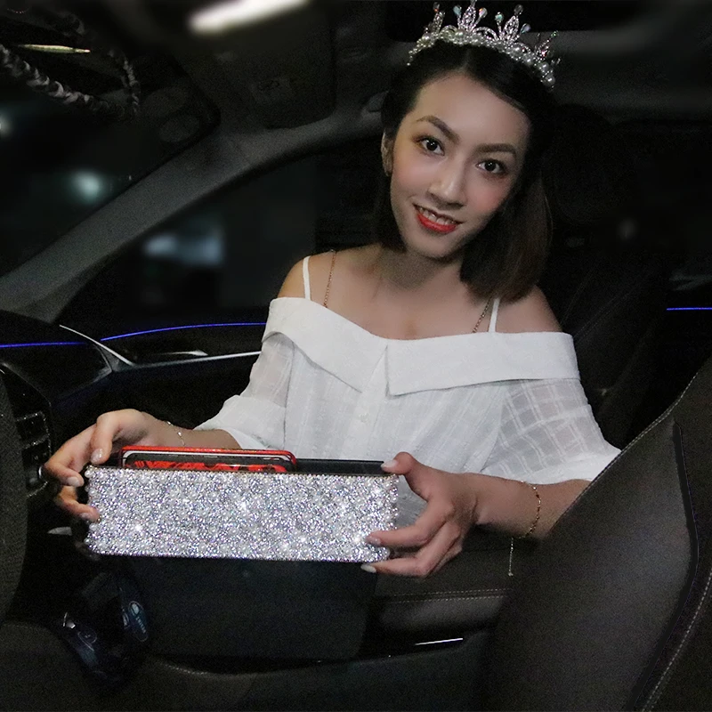 Pearl Queen Car Seat Gap Storage Box Universal Diamond Crevice Storage Box Creative Rhinestones Sundries Phone Pocket Holder
Pearl Queen Car Seat Gap Storage Box Universal Diamond Crevice Storage Box Creative Rhinestones Sundries Phone Pocket Holder