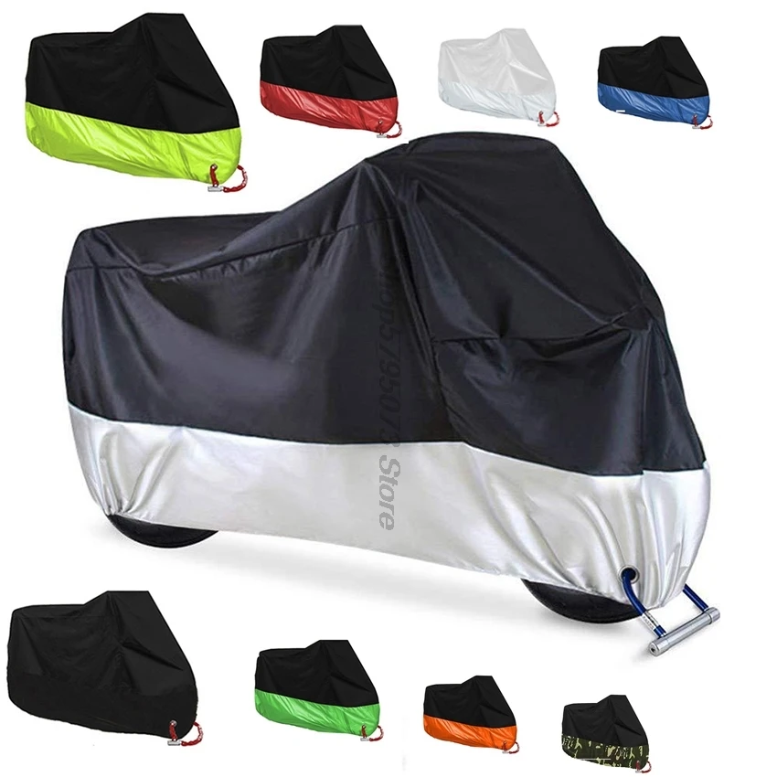 Motorcycle cover M L XL 2XL 3XL 4XL Outdoor UV waterproof Bike for Poncho Scooter Honda Cb 900F Hornet Kit Injection Fuel
Motorcycle cover M L XL 2XL 3XL 4XL Outdoor UV waterproof Bike for Poncho Scooter Honda Cb 900F Hornet Kit Injection Fuel