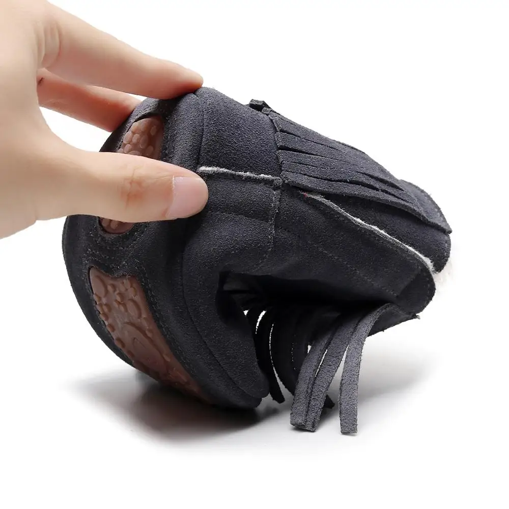 Baby Winter Suede Shoes Thicken Fur Fringe Newborn Toddler Boots Super Warm Prewalker Hard Rubber Sole Baby Booties
Baby Winter Suede Shoes Thicken Fur Fringe Newborn Toddler Boots Super Warm Prewalker Hard Rubber Sole Baby Booties