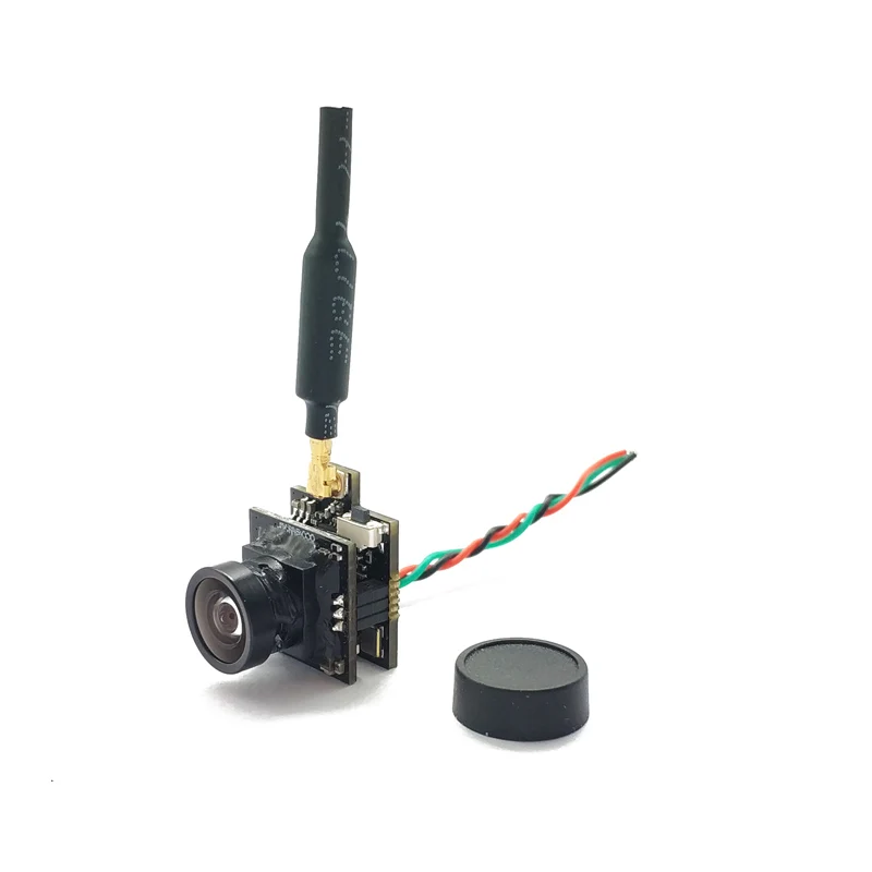 Мини VTX Cam 5 8G 48CH 100mW передатчик с CMOS 170 градусов 800TVL 4:3 AIO FPV камера для RC гоночный