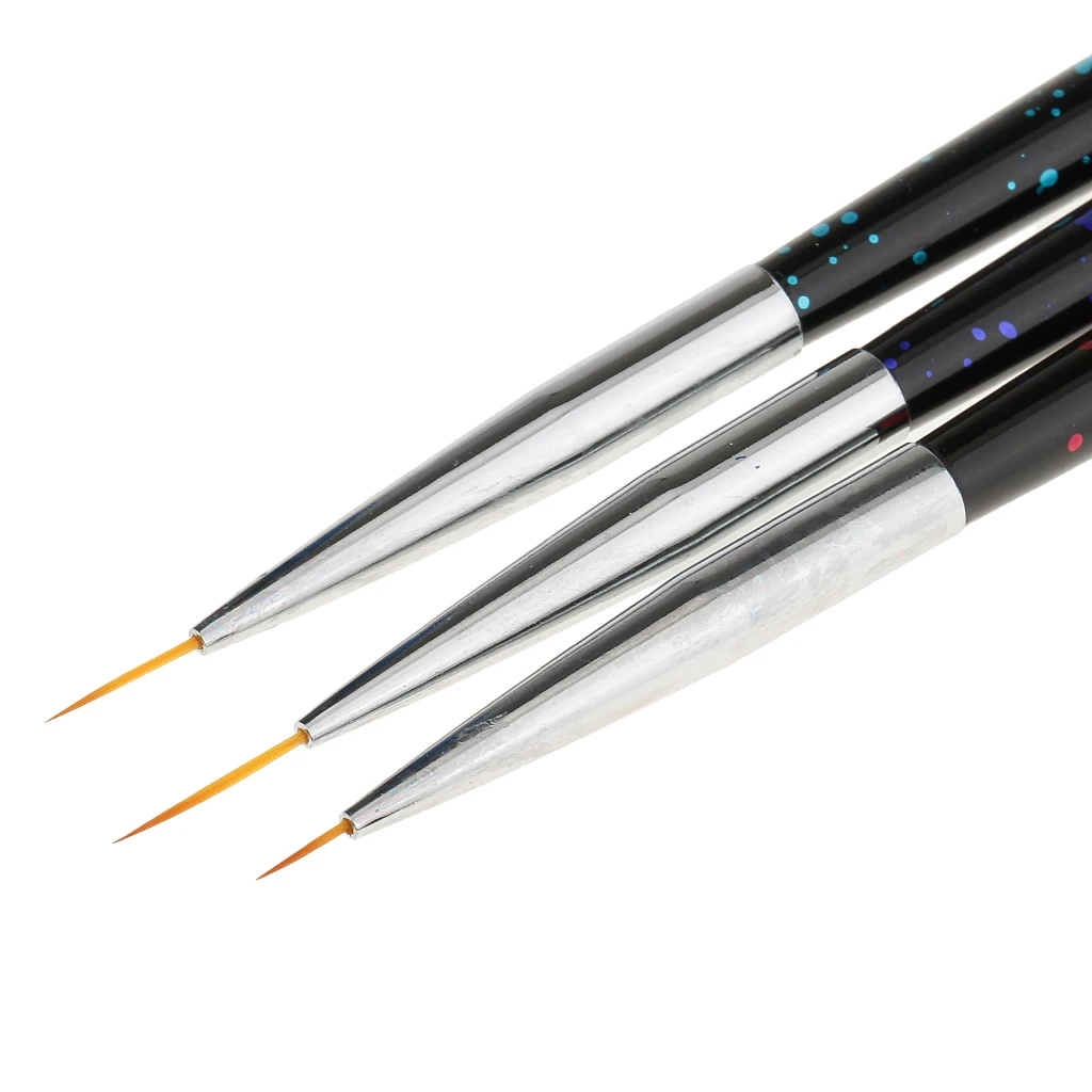 Set 3 Nail Line Brush Painting Brushes Detailing Drawing Pen for Manicure Salon DIY Tools
Set 3 Nail Line Brush Painting Brushes Detailing Drawing Pen for Manicure Salon DIY Tools