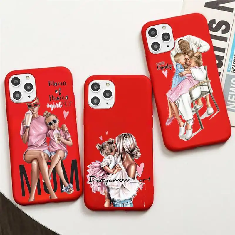 girl Queen Mom and baby Phone Case Candy Color for iPhone 11 12 mini pro XS MAX 8 7 6 6S Plus X 5S SE 2020 XR
girl Queen Mom and baby Phone Case Candy Color for iPhone 11 12 mini pro XS MAX 8 7 6 6S Plus X 5S SE 2020 XR