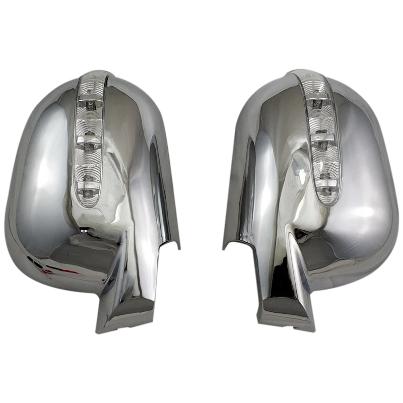 Door Rearview Door Mirror Covers with Led Car Accessories for Mercedes-Benz M-Class W163 ML 1997-2005 ABS Chrome Plated 
Door Rearview Door Mirror Covers with Led Car Accessories for Mercedes-Benz M-Class W163 ML 1997-2005 ABS Chrome Plated