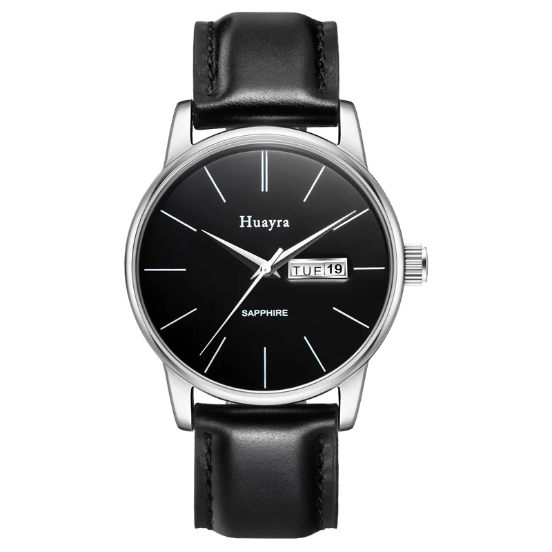 39mm Stylish Stainless Steel Case Leather Strap Quartz Watch Life Waterproof Classic Clock Sports Watch
39mm Stylish Stainless Steel Case Leather Strap Quartz Watch Life Waterproof Classic Clock Sports Watch