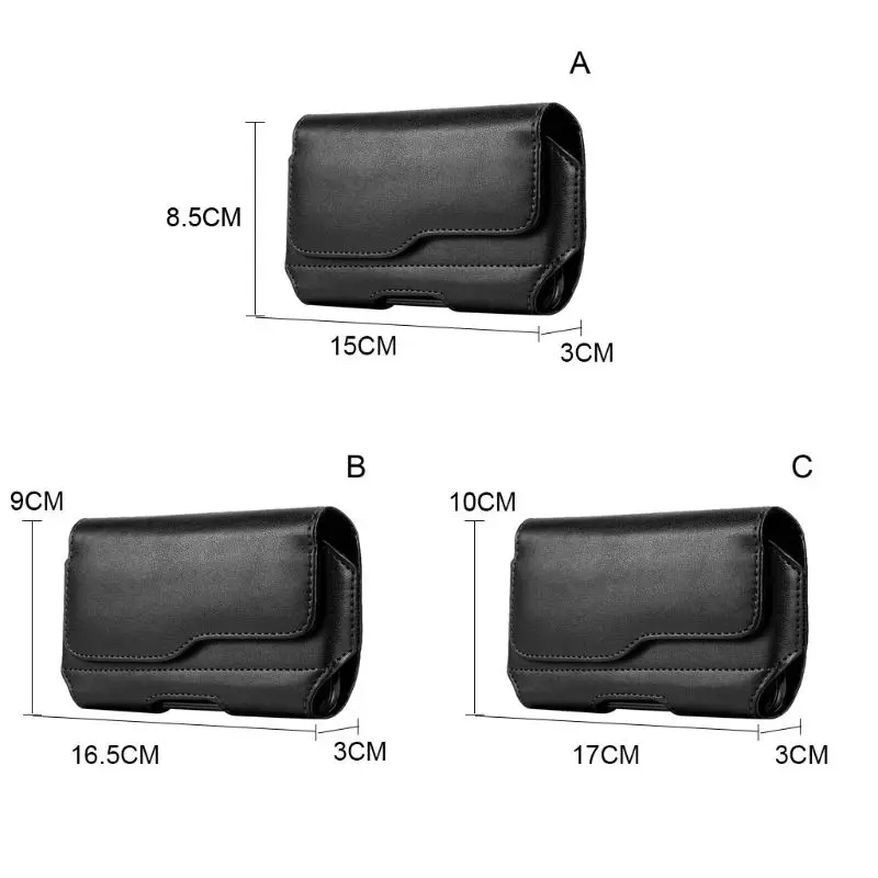 Horizontal Leather Belt Case Holster Pouch Sleeve Phone Holder for Men Travel Outdoor
Horizontal Leather Belt Case Holster Pouch Sleeve Phone Holder for Men Travel Outdoor