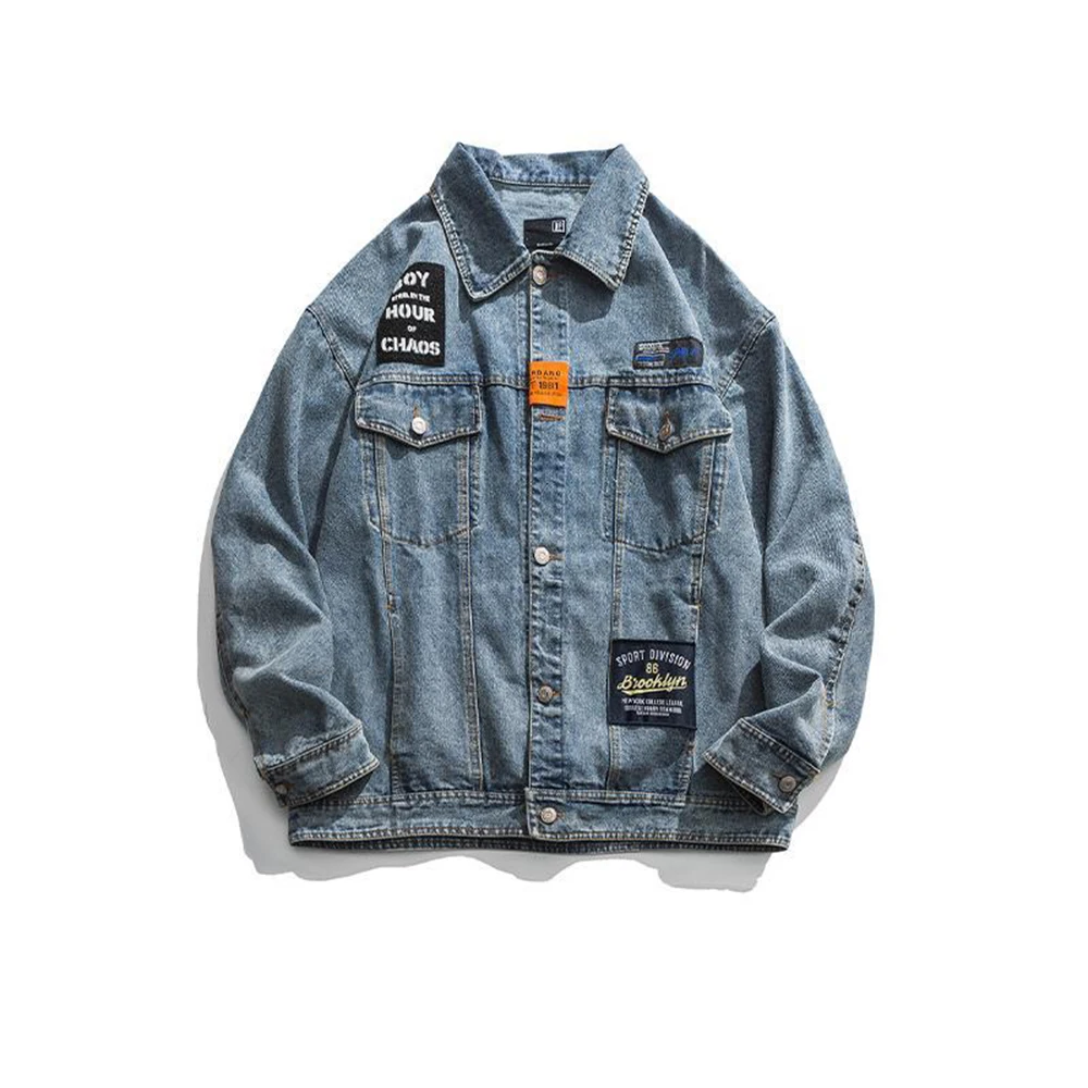 New Autumn Men's Denim Jacket Male Korean Version of The Trend Handsome Outer Clothes Student Jacket Men Patch BF Style Jeans
New Autumn Men's Denim Jacket Male Korean Version of The Trend Handsome Outer Clothes Student Jacket Men Patch BF Style Jeans