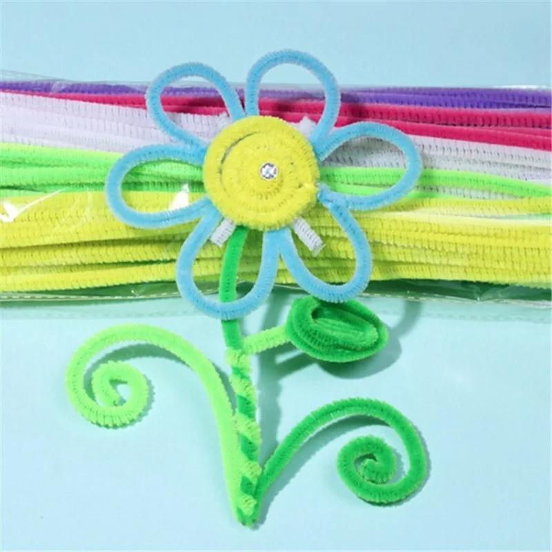 New 100pcs Rainbow Colors Stems Plush Sticks Kindergarden Education Toys DIY Handmade Craft Creativity Devoloping Toys S
New 100pcs Rainbow Colors Stems Plush Sticks Kindergarden Education Toys DIY Handmade Craft Creativity Devoloping Toys S
