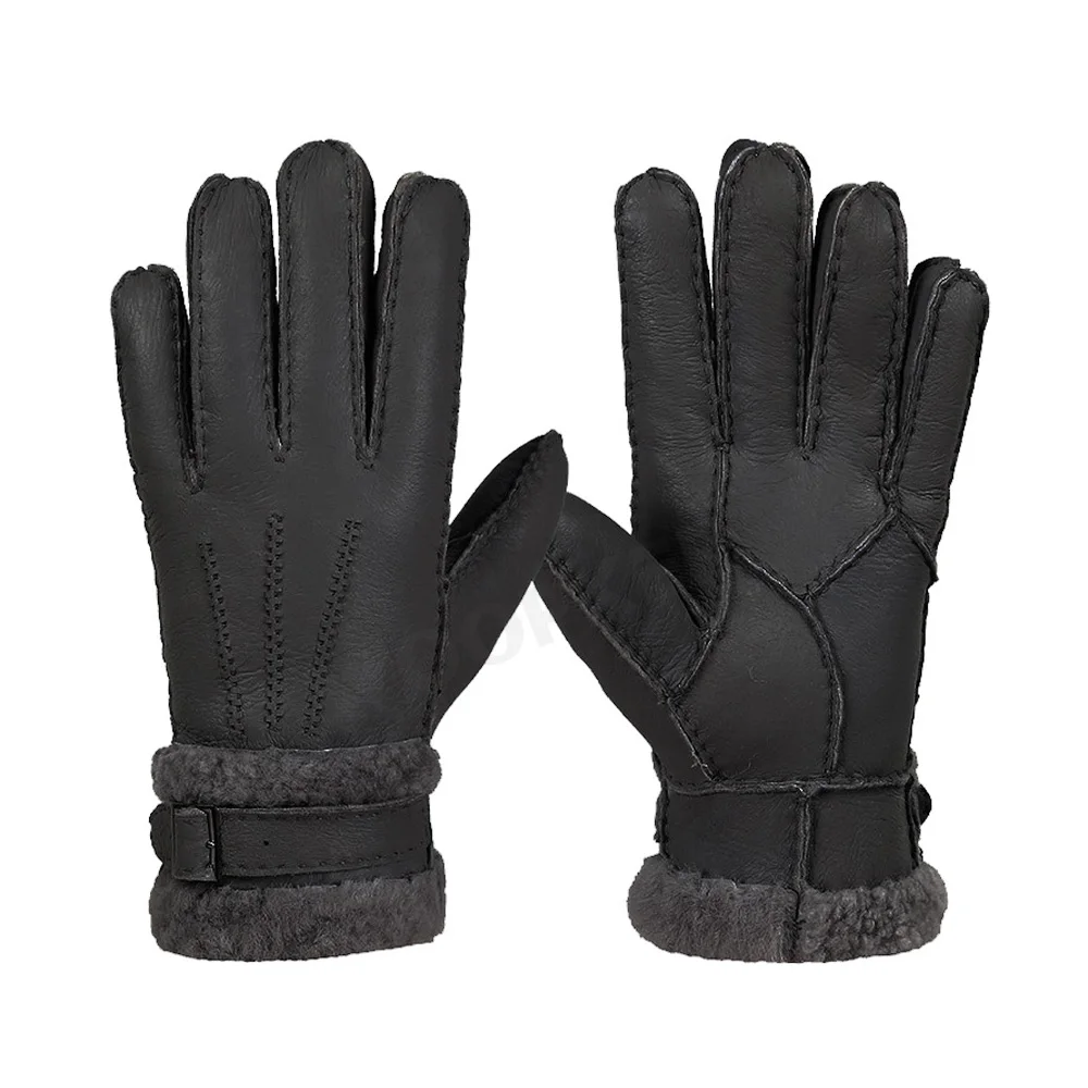 Women Winter Gloves Sheepskin Cashmere Fur Warm Full Finger Female Leather Mitten Snow Skiing Glove
Women Winter Gloves Sheepskin Cashmere Fur Warm Full Finger Female Leather Mitten Snow Skiing Glove