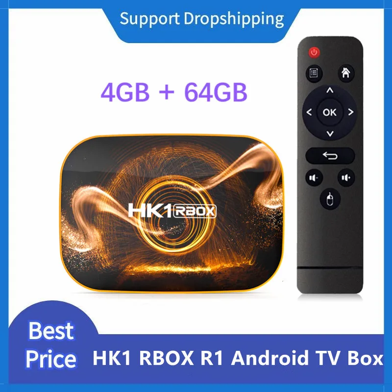 HK1 RBOX R1 Android TV Box Android 10 4G 64GB Smart Box TV Rockchip RK3318 телеприставка медиаплеер PK T95 H96 max X96 max
HK1 RBOX R1 Android TV Box Android 10 4G 64GB Smart Box TV Rockchip RK3318 телеприставка медиаплеер PK T95 H96 max X96 max