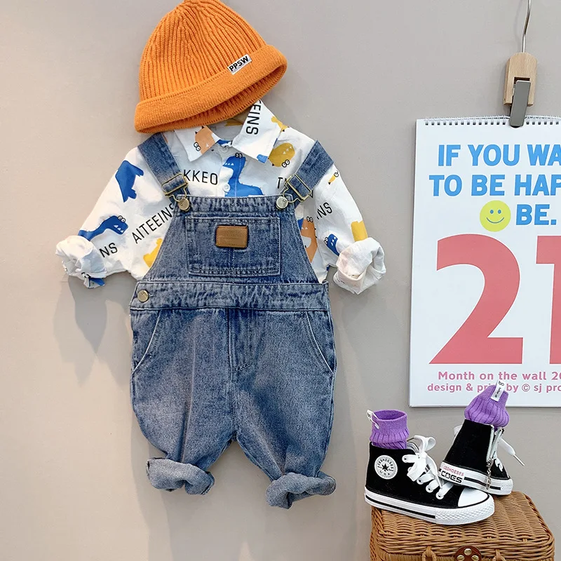 Overalls Baby Spring Autumn Jeans Pants For Boys Children Kids Trousers Clothing Teenagers Gift Home Outdoor High Quality
Overalls Baby Spring Autumn Jeans Pants For Boys Children Kids Trousers Clothing Teenagers Gift Home Outdoor High Quality