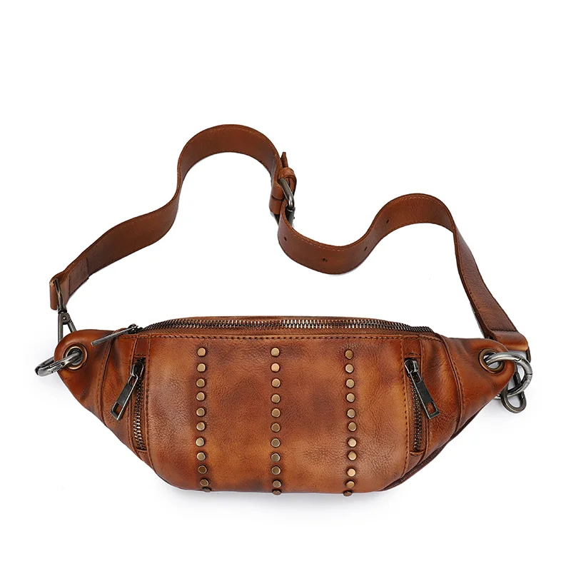 Women's Bag leather chest bag new wide shoulder strap crossbody single shoulder bag head layer cowhide western style waist bag
Women's Bag leather chest bag new wide shoulder strap crossbody single shoulder bag head layer cowhide western style waist bag