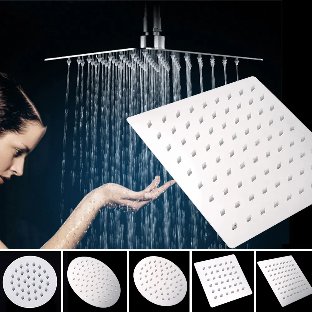 Bathroom Sprayer Household 201 Stainless Steel Silver Thin Top Shower Head Rainfall Shower Bath Faucet Sprinkler Creativity
Bathroom Sprayer Household 201 Stainless Steel Silver Thin Top Shower Head Rainfall Shower Bath Faucet Sprinkler Creativity