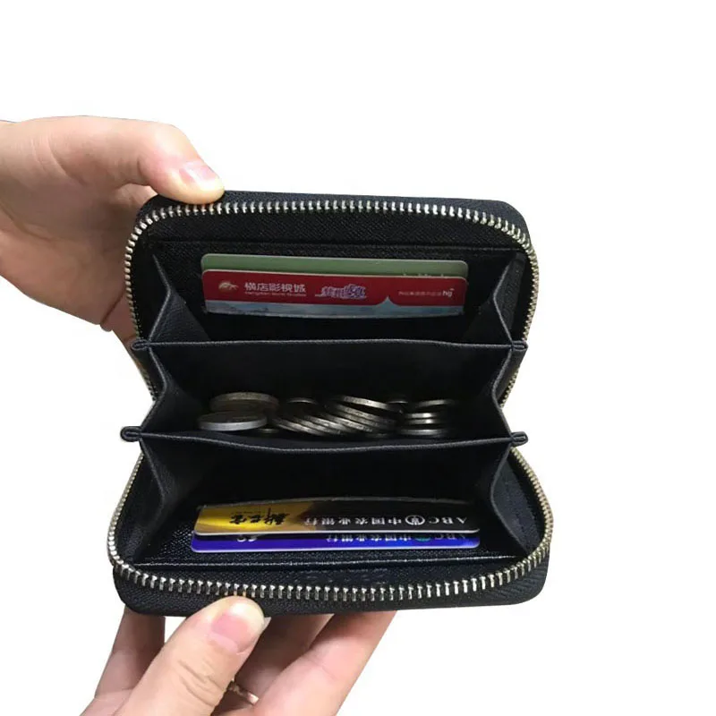 Cheap New Arrived Designer Women Artifical Leather Mini Card Case Fashion Hasp Wallet Lady Men Hand Purse Black Caviar Money Bag | Багаж и