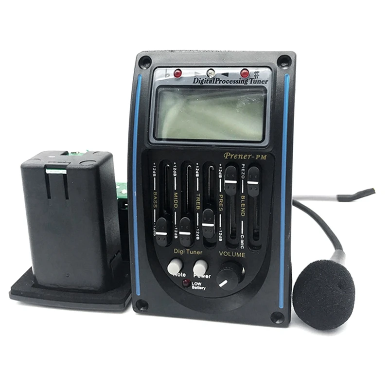 LC-5 5 полос акустической гитары звукосниматель EQ Preamp LCD тюнер пьезо звукосниматель Эквалайзер система с микрофоном
LC-5 5 полос акустической гитары звукосниматель EQ Preamp LCD тюнер пьезо звукосниматель Эквалайзер система с микрофоном