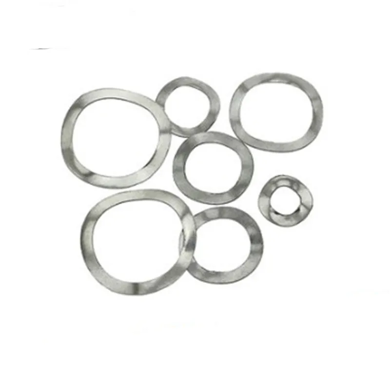 

10/50Pcs 304 Stainless Steel Three Wave Washers Spring Washer M3 M4 M5 M6 M8 M10 M12 M14 M16 M19 M23 M25 M27 M31 M39 M41