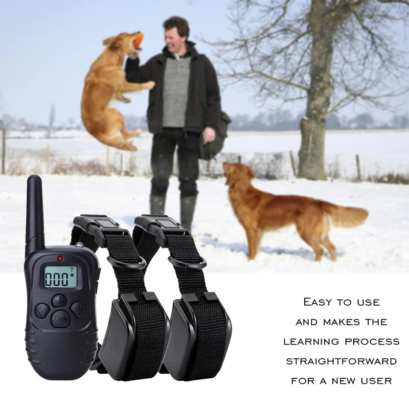 Ошейник для дрессировки собак, перезаряжаемый, водонепроницаемый, с ЖК-дисплеем, дальность 300-800 м 
Ошейник для дрессировки собак, перезаряжаемый, водонепроницаемый, с ЖК-дисплеем, дальность 300-800 м