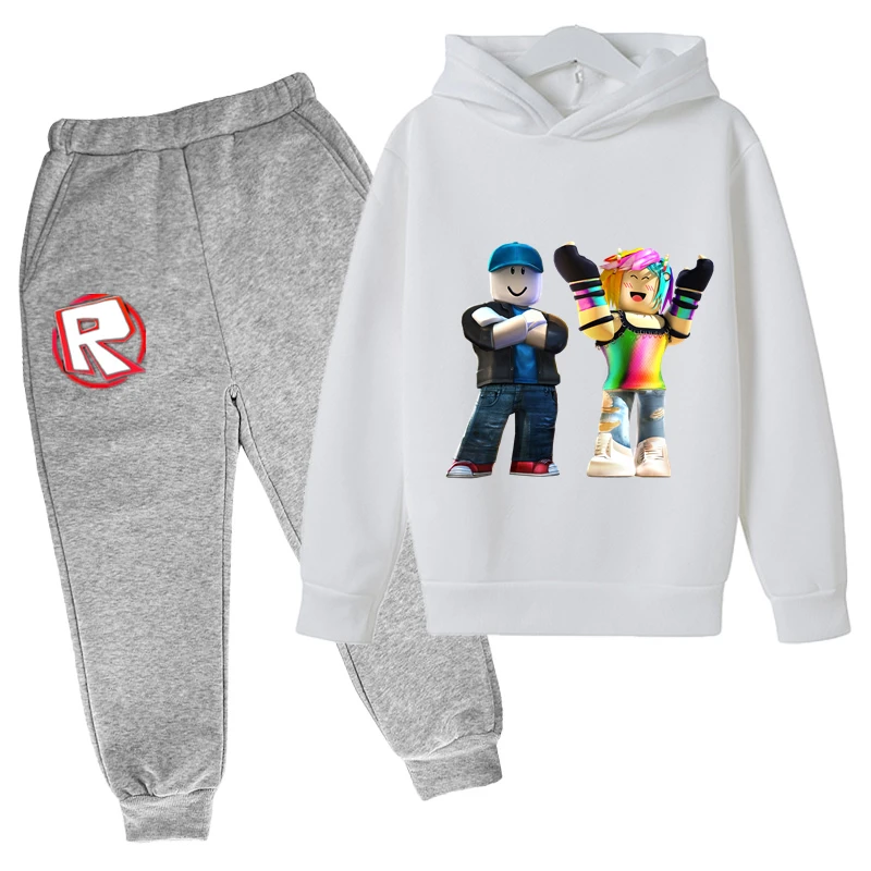 Girl Boys Spring Autumn Robloxing Cartoon Sports suit 2pcs Sets Tracksuits Kids Clothing 100-160cm Casual clothes hoodies+Pant
Girl Boys Spring Autumn Robloxing Cartoon Sports suit 2pcs Sets Tracksuits Kids Clothing 100-160cm Casual clothes hoodies+Pant