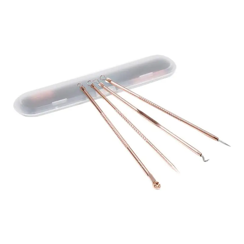 4pcs Acne Blackhead Removal Needles carbon steel Pimple Spot Comedone Extractor Beauty Face Clean Care Tools Facial Pore
4pcs Acne Blackhead Removal Needles carbon steel Pimple Spot Comedone Extractor Beauty Face Clean Care Tools Facial Pore