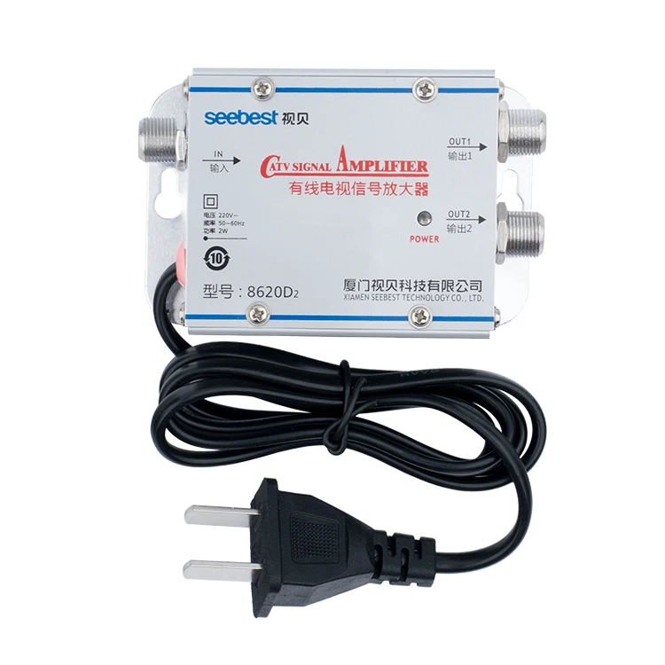 Sb8620d2 Seebest Cable Tv Signal Amplifier Closed Circuit Digital Cable Tv Amplifier One Enter Two Come
Sb8620d2 Seebest Cable Tv Signal Amplifier Closed Circuit Digital Cable Tv Amplifier One Enter Two Come