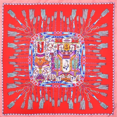 100*100cm New Chain Tassel Printed Scarf Women's Fashion All-match Scarf Large Square Scarf
100*100cm New Chain Tassel Printed Scarf Women's Fashion All-match Scarf Large Square Scarf