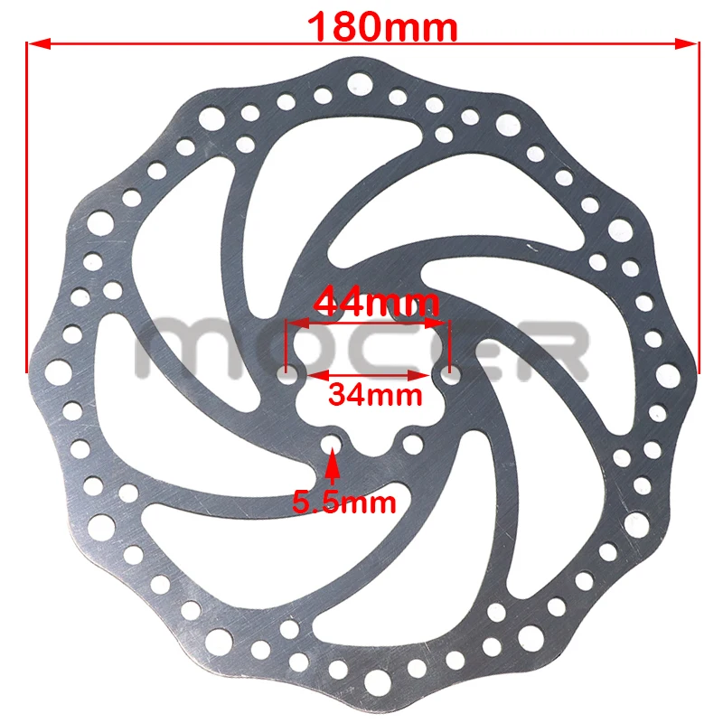 180mm 6 holes Stainless Steel Rotor Disc Brake For MTB Mountain Road Cruiser Bike Bicycle parts
180mm 6 holes Stainless Steel Rotor Disc Brake For MTB Mountain Road Cruiser Bike Bicycle parts