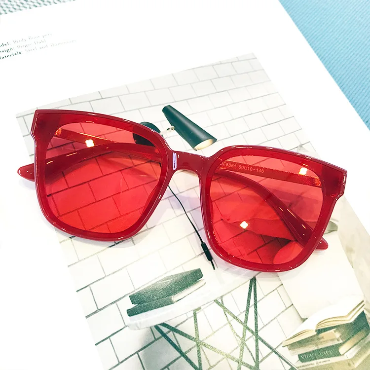 New Women Oversize Sunglasses Vintage Men Fashion Brand Designer Square Sun Glasses UV400 gafas de sol Eyewear | Аксессуары для