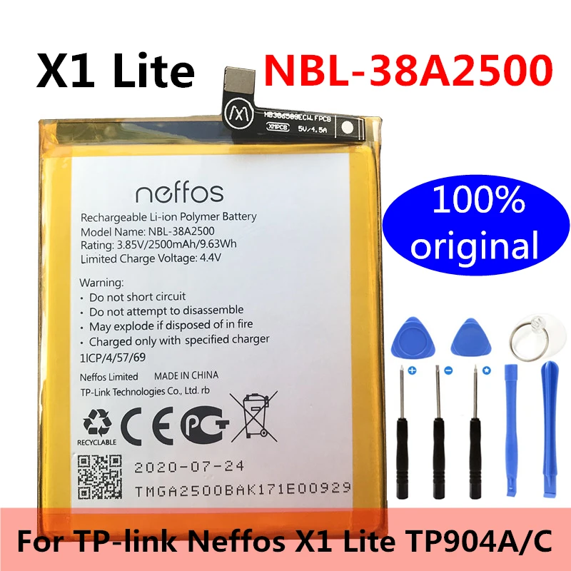 Новый оригинальный аккумулятор 2500 мАч для планшетов TP-link Neffos X1 Lite TP904A TP904C
Новый оригинальный аккумулятор 2500 мАч для планшетов TP-link Neffos X1 Lite TP904A TP904C