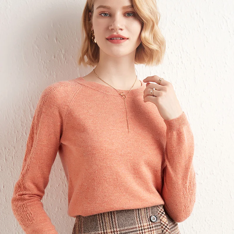 Zocept Autumn Winter Cashmere Sweater Women's Fashion Korean Fit Knitted 100% Wool O Neck Pullovers Casual Long Sleeve Jumpers
Zocept Autumn Winter Cashmere Sweater Women's Fashion Korean Fit Knitted 100% Wool O Neck Pullovers Casual Long Sleeve Jumpers