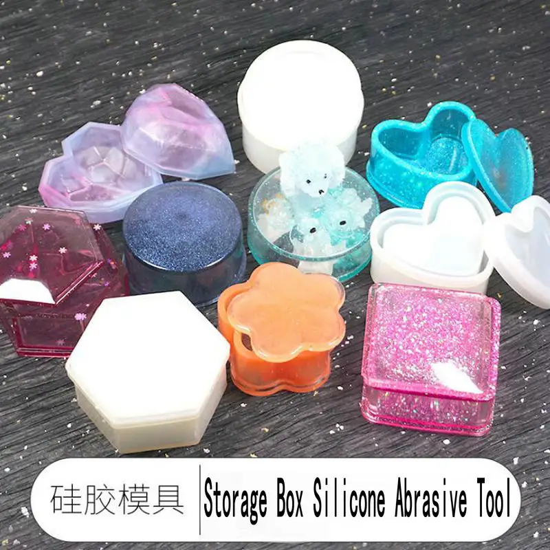 New Heart Plum Blossom Decor Storage Box Silicone Mold Jewelry Findings Pendant Accessory Charms Handmade DIY Epoxy Resin Mould
New Heart Plum Blossom Decor Storage Box Silicone Mold Jewelry Findings Pendant Accessory Charms Handmade DIY Epoxy Resin Mould