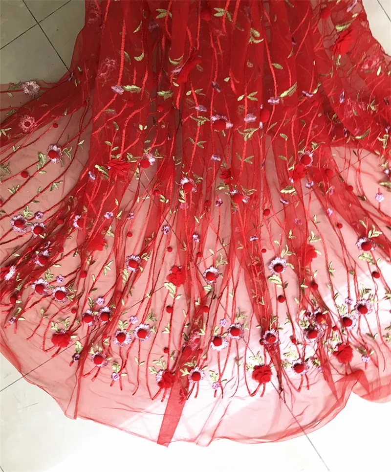 Red 3D Flower Lace Fabric For Dress Sewing Material Sewing Accessories By The Meter VH082546
Red 3D Flower Lace Fabric For Dress Sewing Material Sewing Accessories By The Meter VH082546